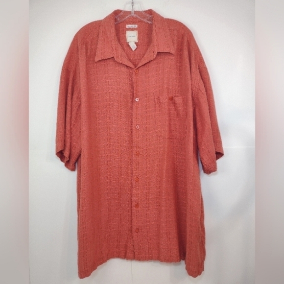 Saddlebred Men's Red classic short sleeve shirt size (2XL)T - Picture 1 of 8